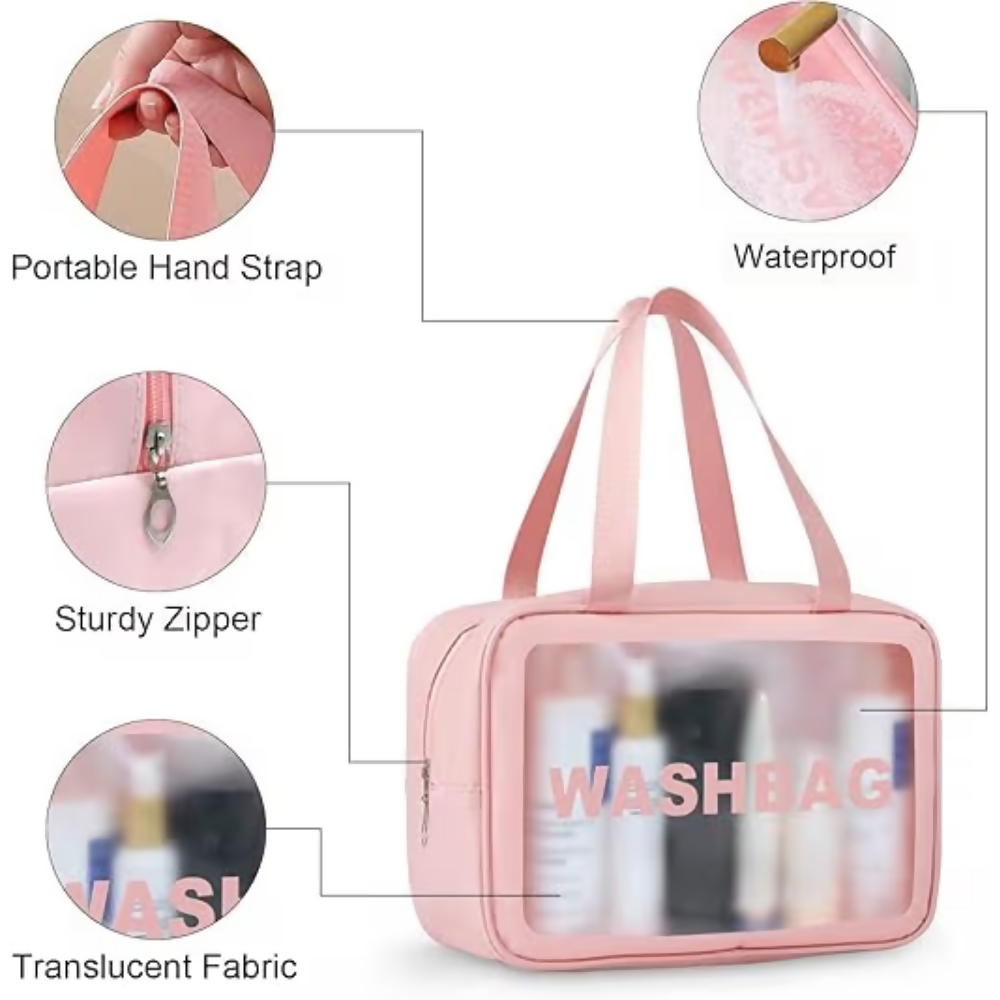 Bronson Professional Makeup Pouch Travel Toiletries Organizer Cosmetic Bags Portable | Grocsy