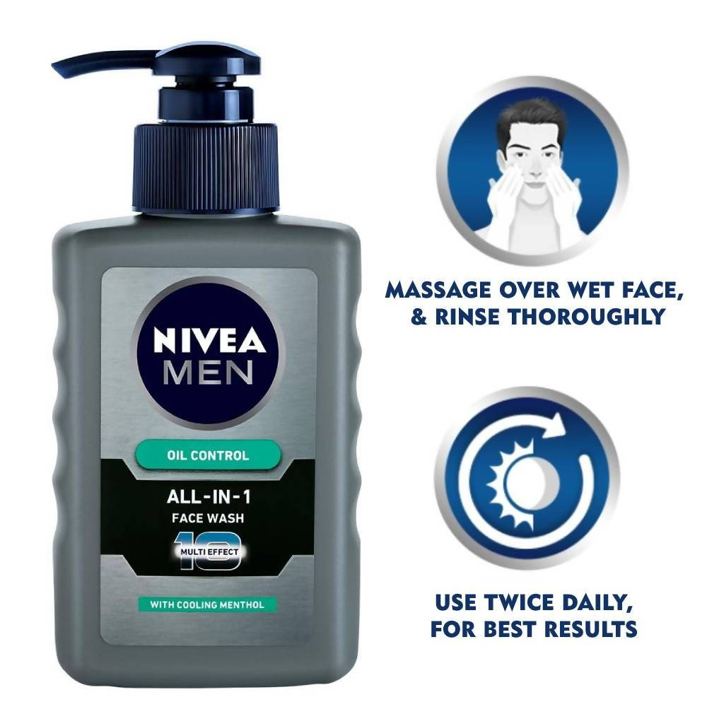 Nivea Men All-In-1 Oil Control Face Wash | Grocsy