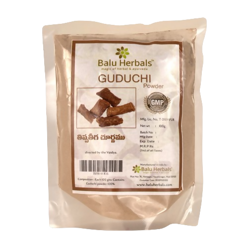 Balu Herbals Guduchi (Tippateega) Powder | Grocsy
