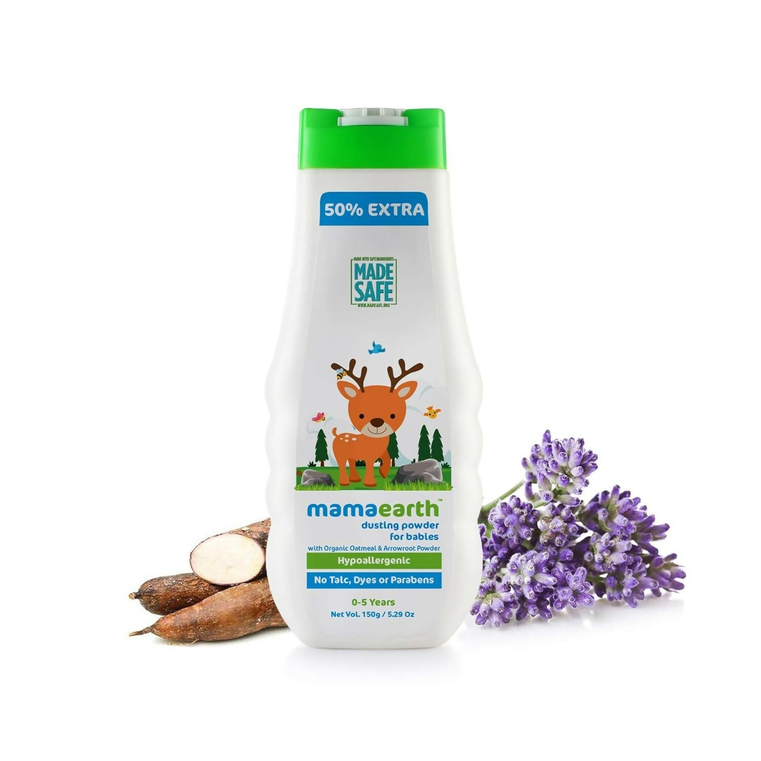 Mamaearth Daily Moisturizing Lotion & Dusting Powder & Deeply Nourishing wash for Babies | Grocsy