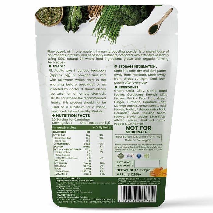Himalayan Organics Natural Immunity Boosting Powder | Grocsy