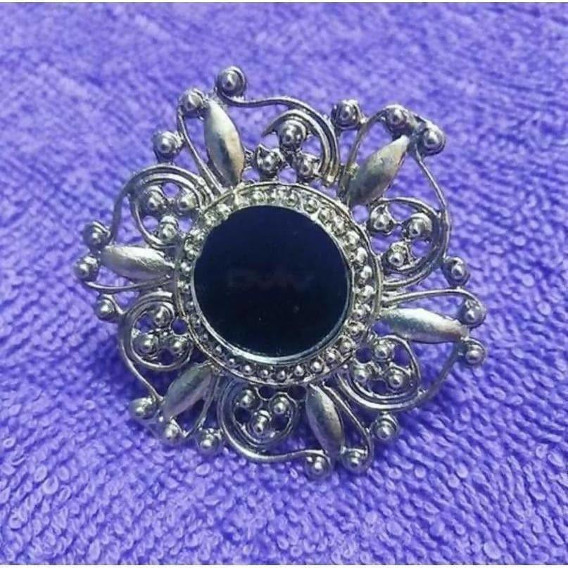 MS Fashion India Women Artificial Jewellery Designed Black Ring | Grocsy