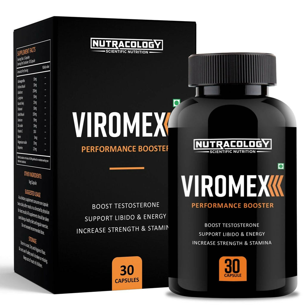 Nutracology Viromex Capsules For Strength, Stamina & Energy | Grocsy