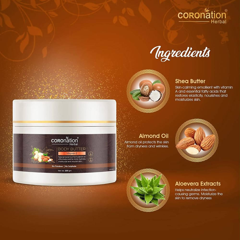 Coronation Herbal Vitamin E Body Butter | Grocsy