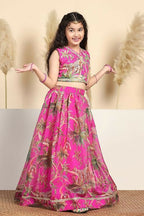 Joban Fashion Girl's Purple Color Lehenga Choli | Grocsy
