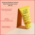 Revlon Touch & Glow Advanced Radiance Sun Care Daily Moisturizing Lotion SPF 50 | Grocsy