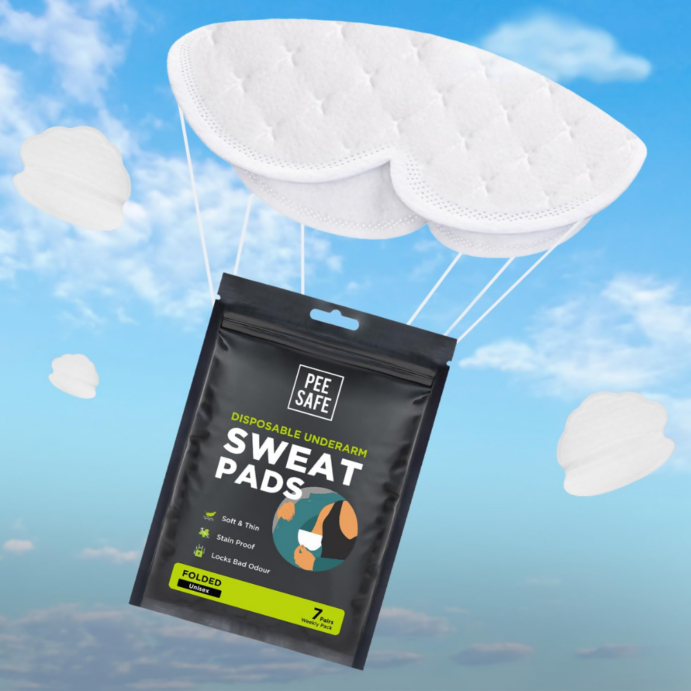 Pee Safe Sweat Pads For Underarms Women & Men | Grocsy