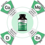 End2End Nutrition Calcium Vitamin D Tablets | Grocsy