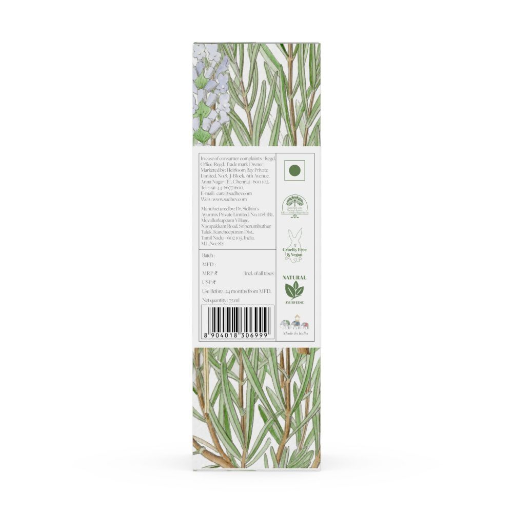 Sadhev Ayurvedic Lavender Shower Oil | Grocsy