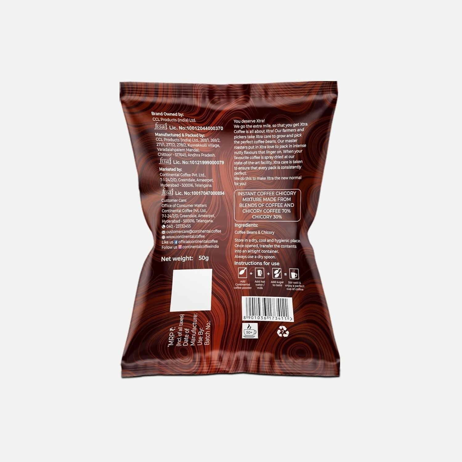 Continental Coffee XTRA Instant Coffee | Grocsy