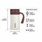 Dubblin Fresco Stainless Steel Mug | Grocsy