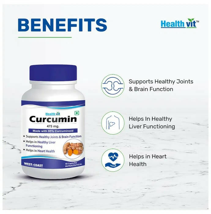 HealthVit Curcumin Capsules | Grocsy