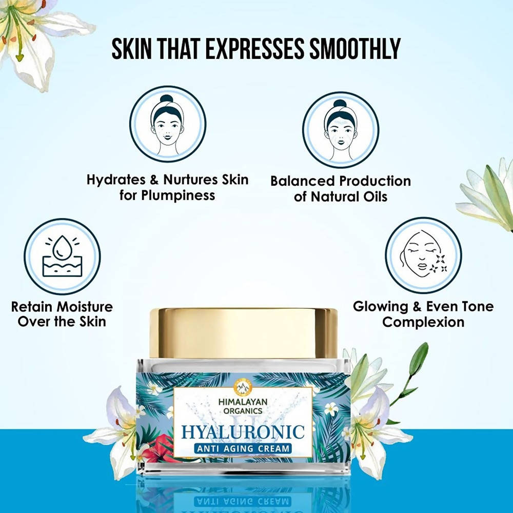 Himalayan Organics Hyaluronic Anti Aging Cream | Grocsy