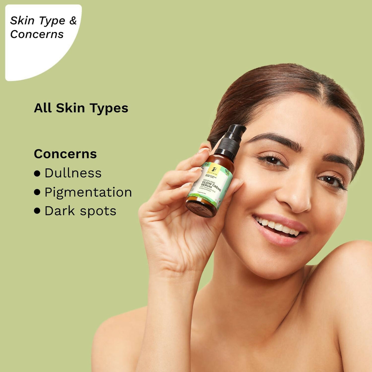 Pilgrim Spanish 4% Niacinamide & 1% Alpha arbutin Glow Crème Face Serum For Glowing Skin | Grocsy