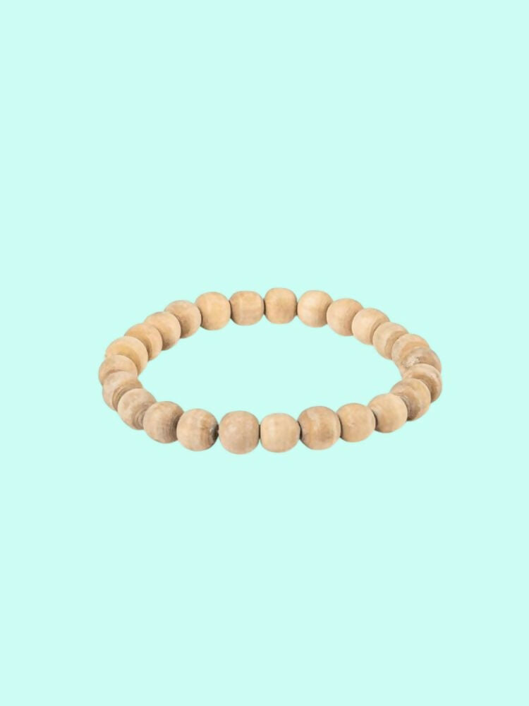 NVR Natural Religious Tulsi Stretchable Bracelet