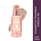 Glam21 Oil Control Hydrating Foundation - 01 Soft Sand | Grocsy