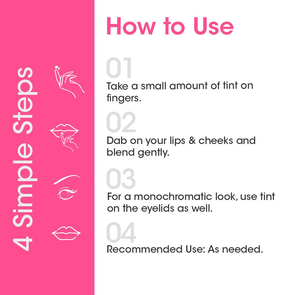 TAC - The Ayurveda Co. Hot Pink Lip, Cheek & Eye Tint | Grocsy