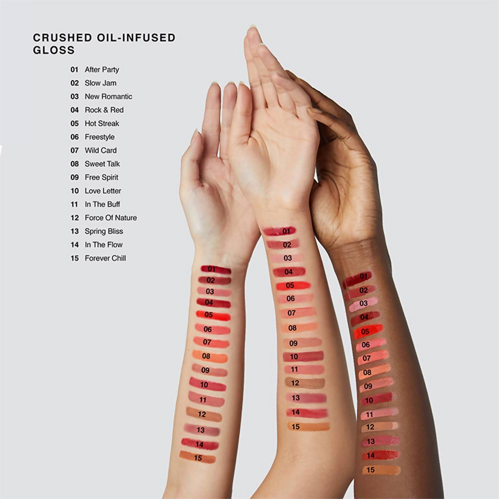 Bobbi Brown Crushed Oil Infused Gloss with Hyaluonic Acid, Vitamin C & E - New Romantic | Grocsy