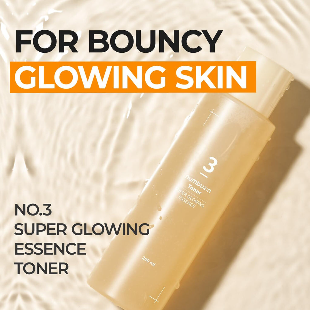Numbuzin No.3 Super Glowing Essence Toner | Grocsy