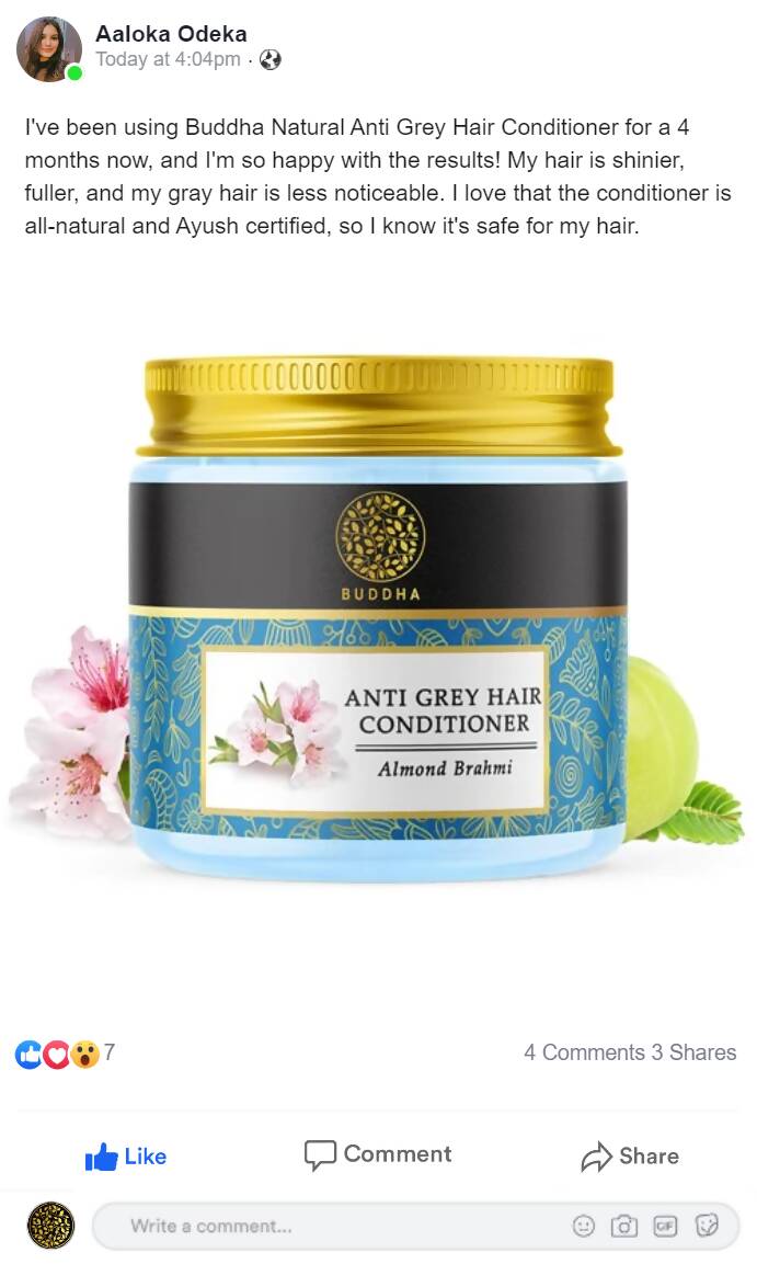 Buddha Natural Grey Hair Conditioner | Grocsy