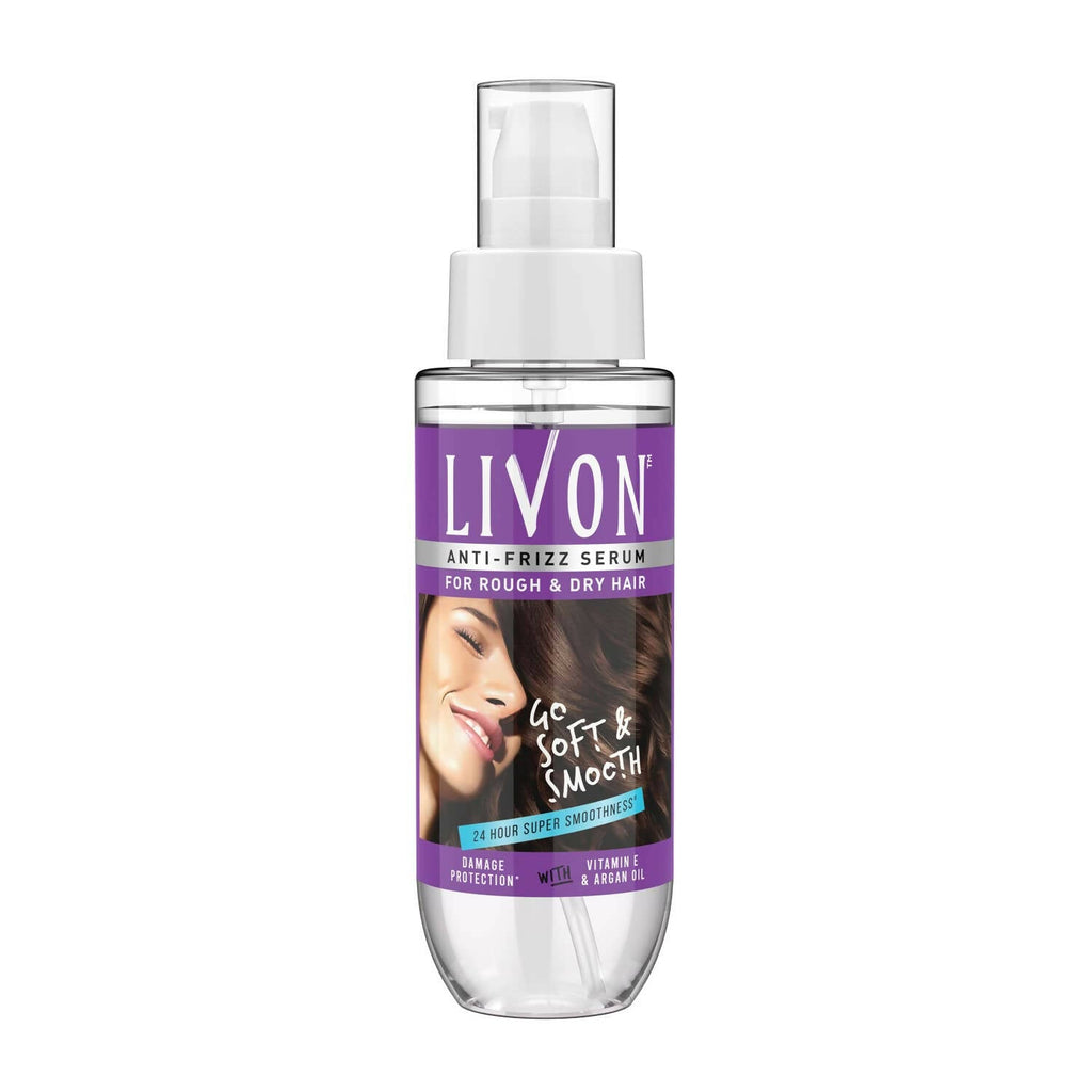 Livon Serum Anti-Frizz Serum For Rough & Dry Hair | Grocsy