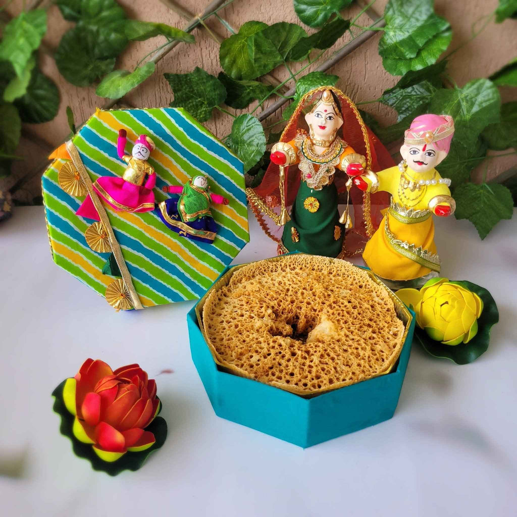 SweeDesi Ghewar Hamper 1 | Grocsy