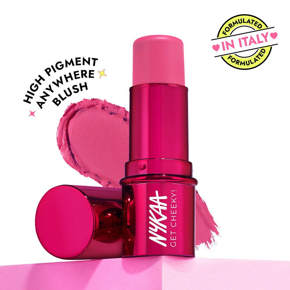 Nykaa Cosmetics Get Cheeky Blush Stick - Pink Passion | Grocsy