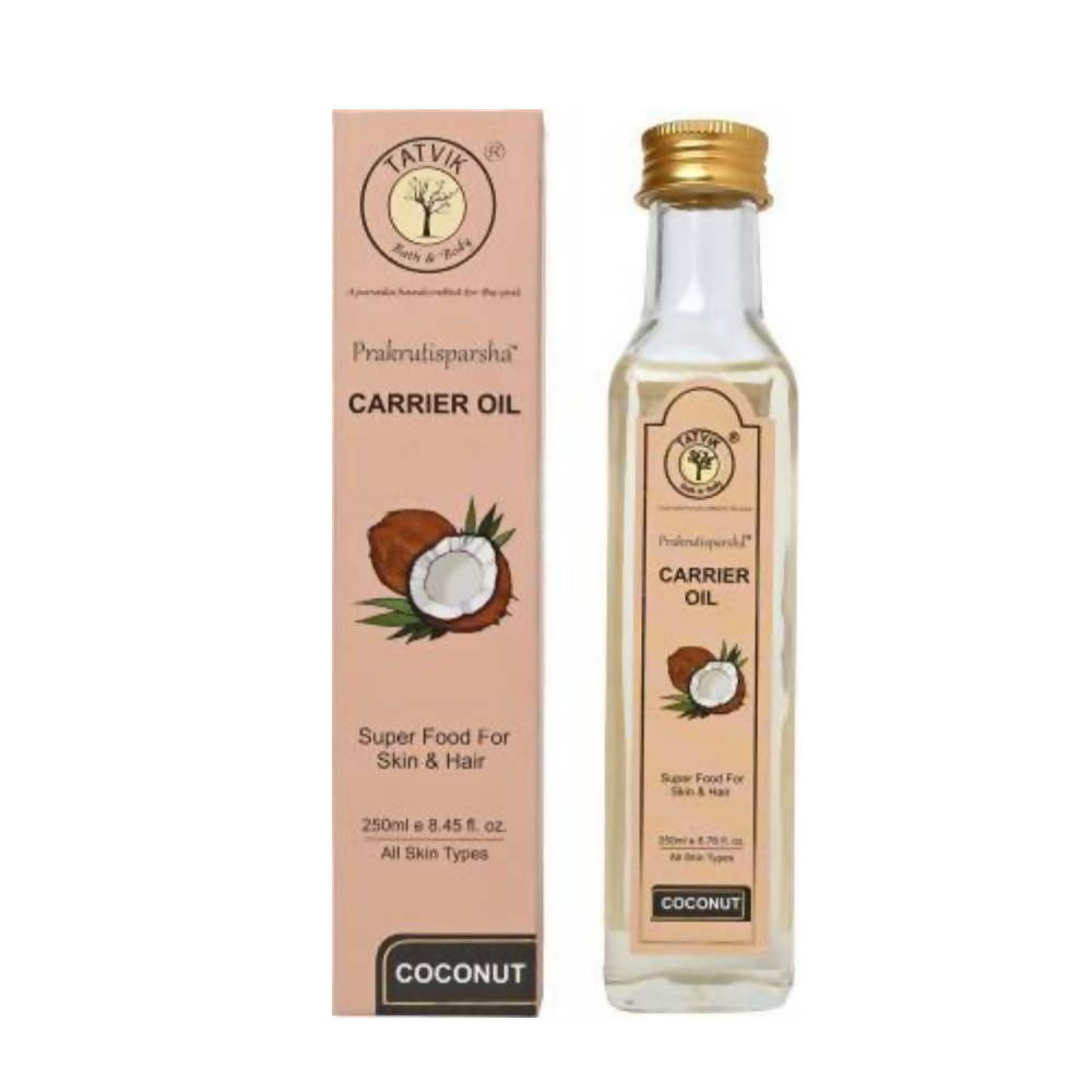 Tatvik Ayurveda Prakrutisparsha Carrier Oil (Coconut) | Grocsy