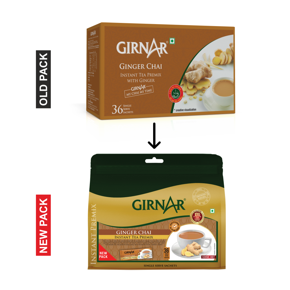 Girnar Instant Tea Premix With Ginger | Grocsy