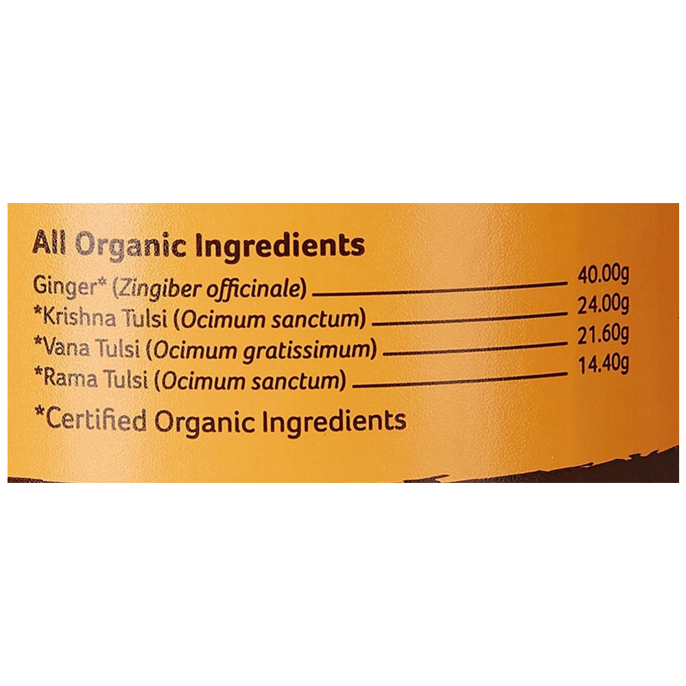 Organic India Tulsi Ginger Tea Tin | Grocsy
