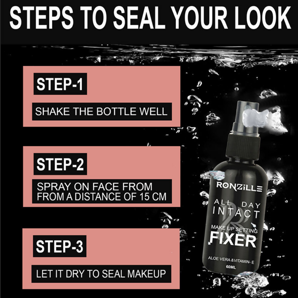 Ronzille All Day Intact Makeup Setting Fixer | Grocsy