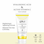 Globus Naturals Hyaluronic Acid & Vitamin C Anti Ageing Face Scrub | Grocsy