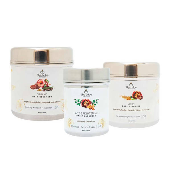 The Tribe Concepts Top-To-Toe Cleanser Kit | Grocsy