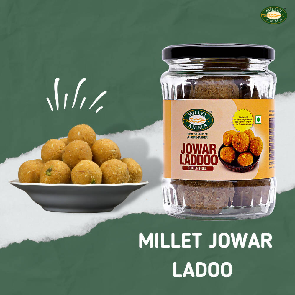 Millet Amma Jowar Laddoo-Made With Jaggery | Grocsy
