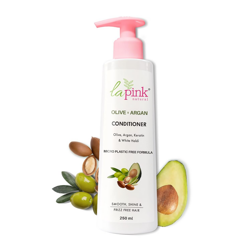 La Pink Olive & Argan Conditioner With Avocado | Grocsy