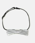 Manet Boys Solid Single Layer Bow - Silver | Grocsy