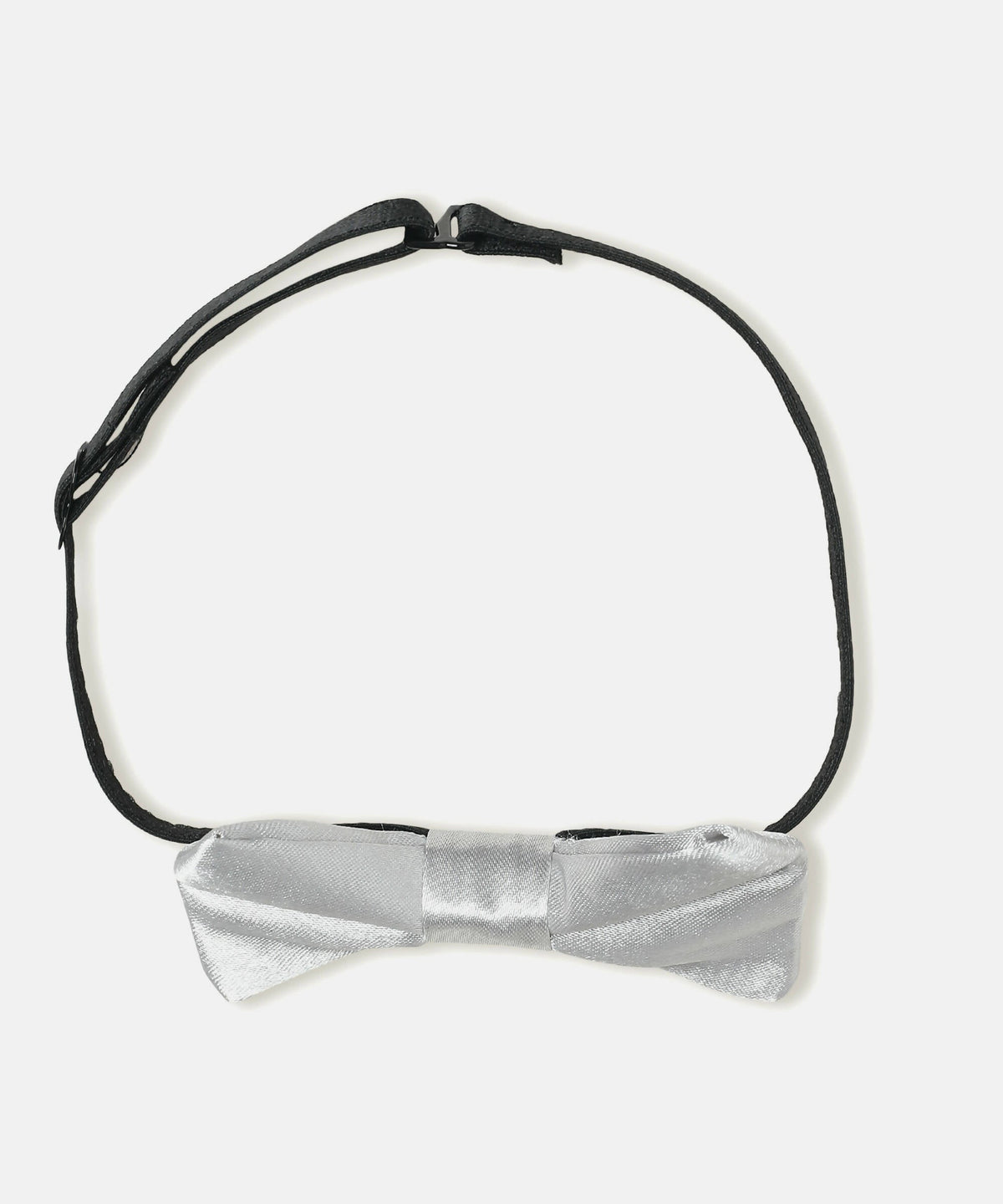 Manet Boys Solid Single Layer Bow - Silver | Grocsy