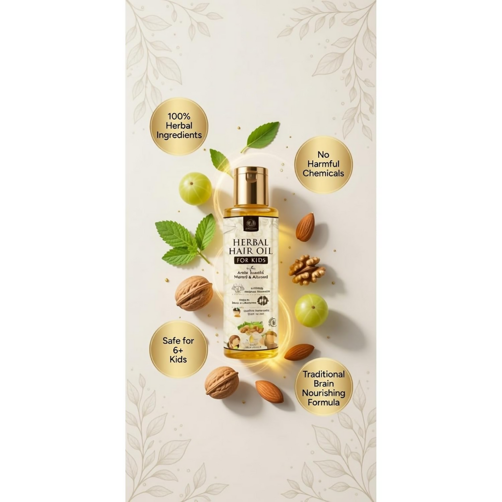 Al Masnoon Herbal Hair Oil For Kids | Grocsy