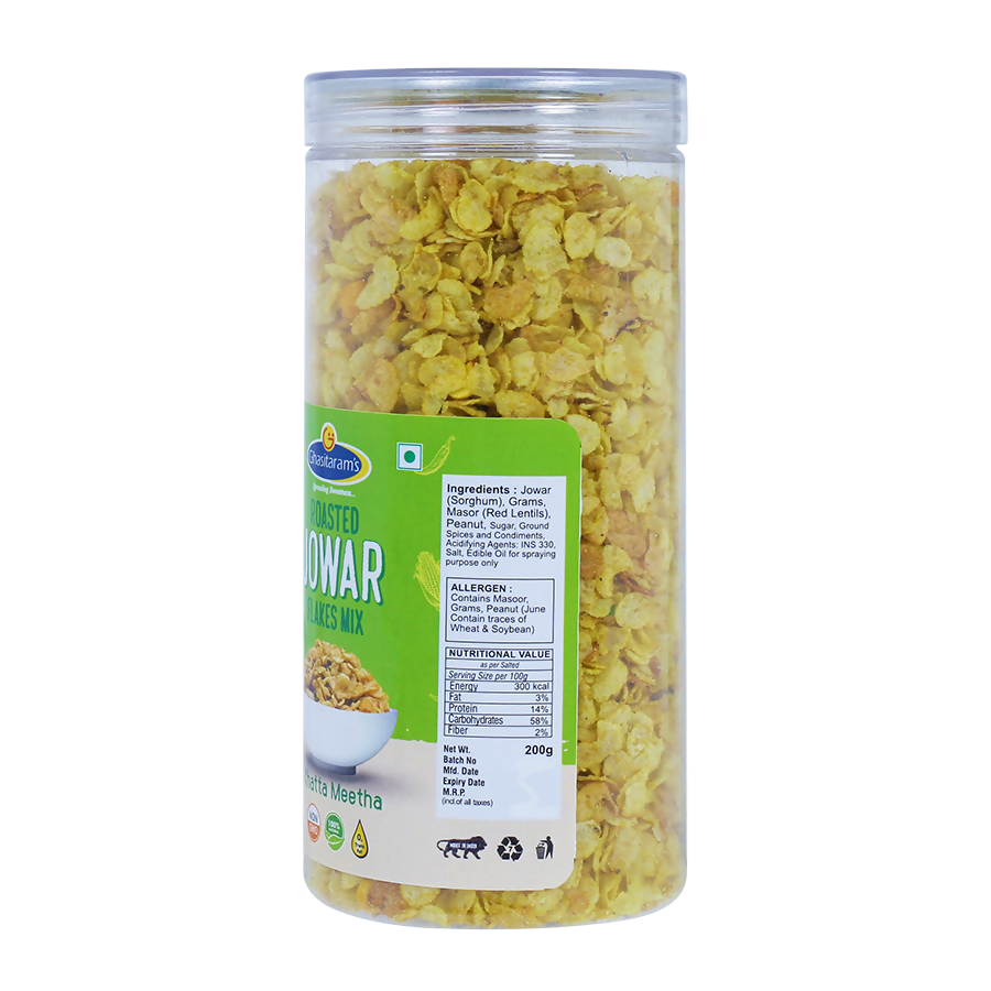 Punjabi Ghasitaram Halwai Jowar Flakes Mix Khatta Meetha | Grocsy
