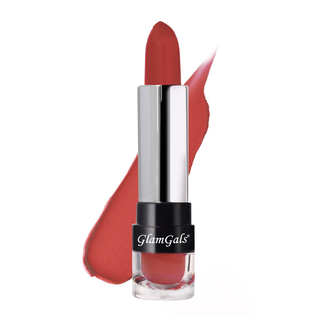 Glamgals Hollywood-U.S.A Matte Finish Kiss Proof Lipstick-Natural Brown | Grocsy