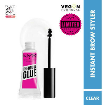 NYX Professional Makeup The Brow Glue Instant Long-Hold Eyebrow Styler - Clear | Grocsy