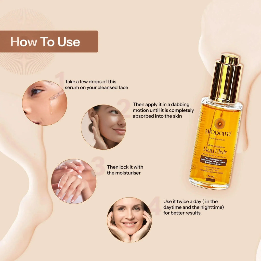 Glopetra Day Elixir Face Serum | Grocsy