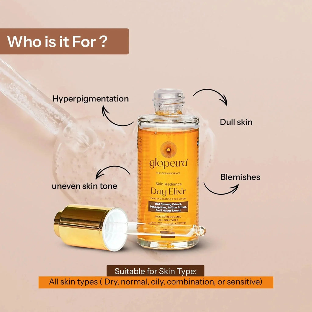 Glopetra Day Elixir Face Serum | Grocsy