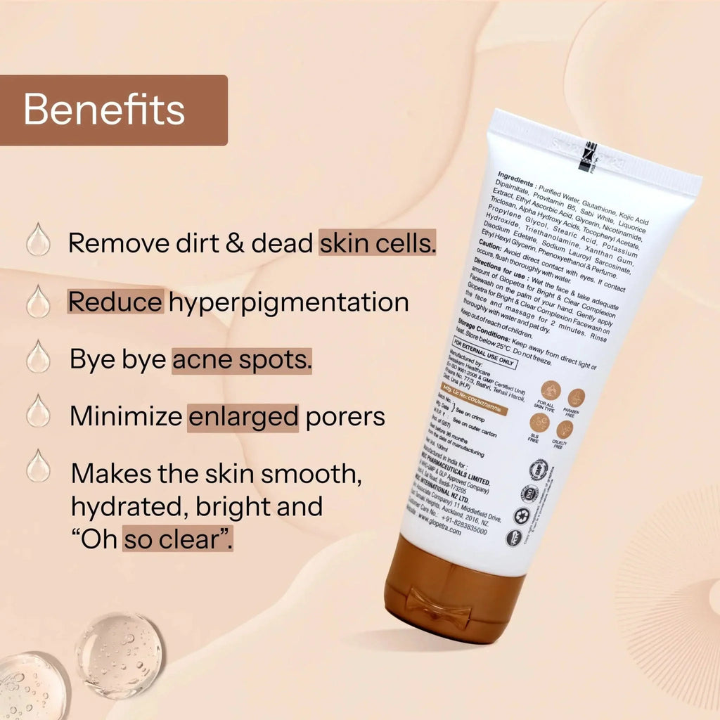 Glopetra Face Wash For Acne Scars & Spots | Grocsy