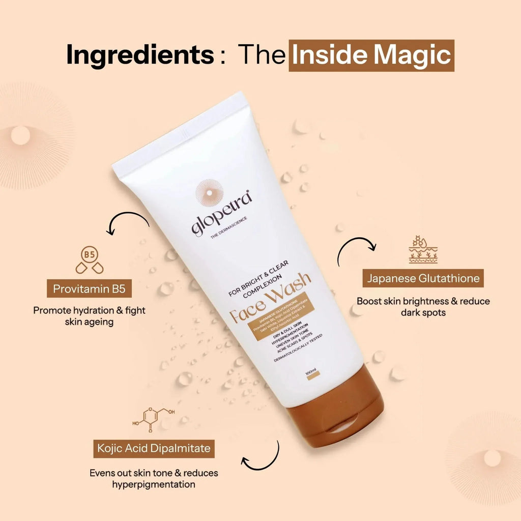 Glopetra Face Wash For Acne Scars & Spots | Grocsy