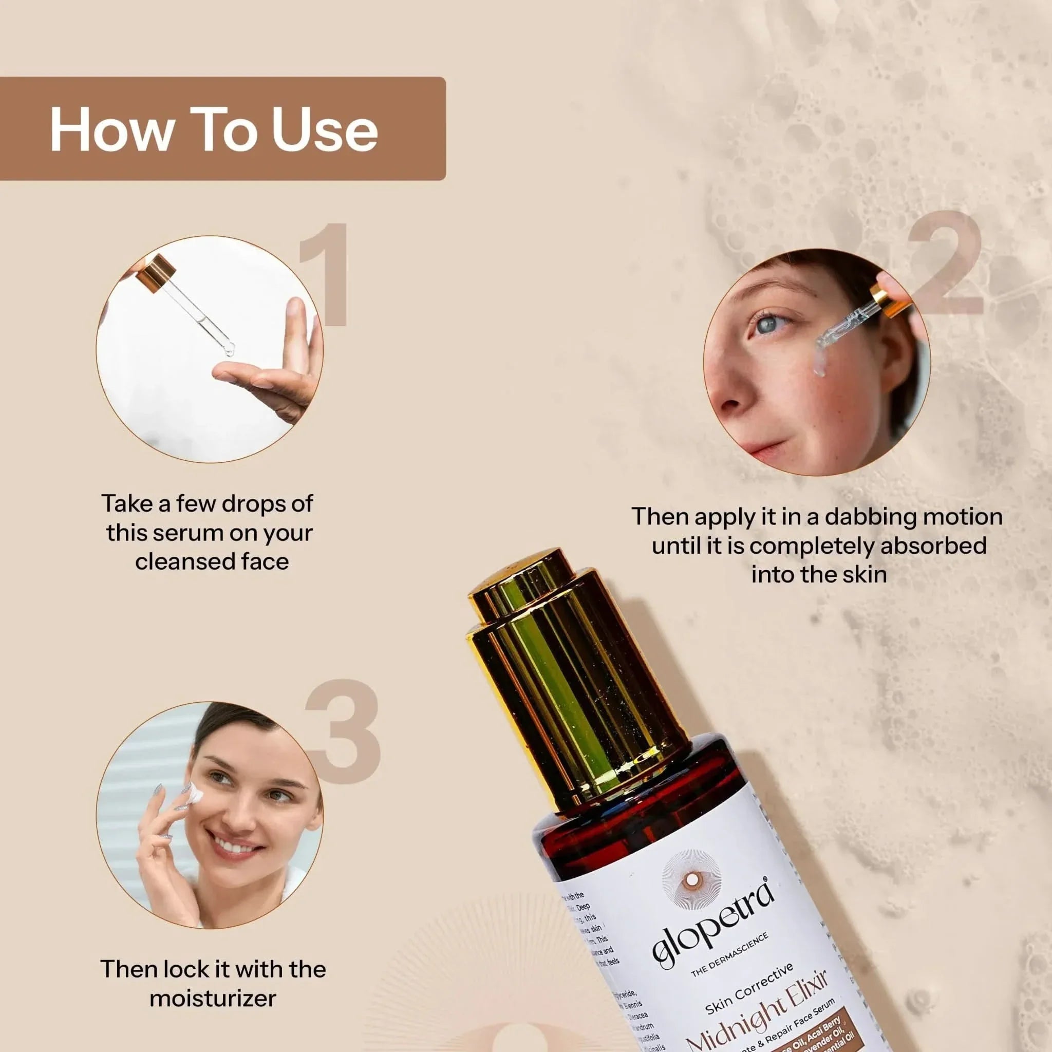 Glopetra Night Elixir Serum | Grocsy