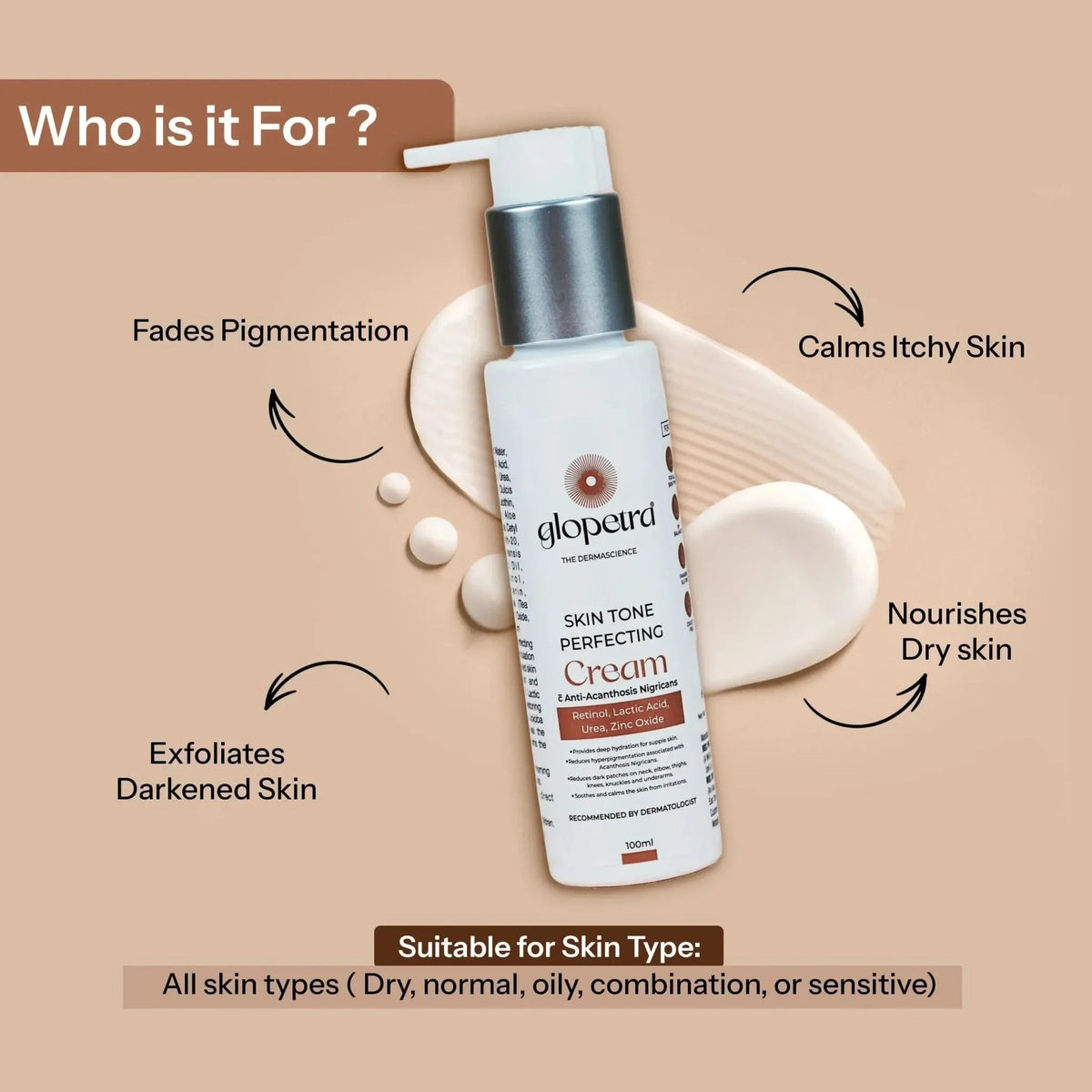 Glopetra Skin Tone Perfecting Cream | Grocsy