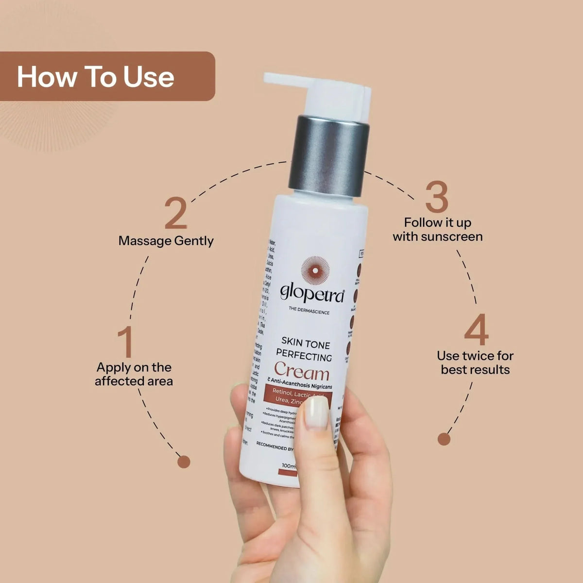 Glopetra Skin Tone Perfecting Cream | Grocsy