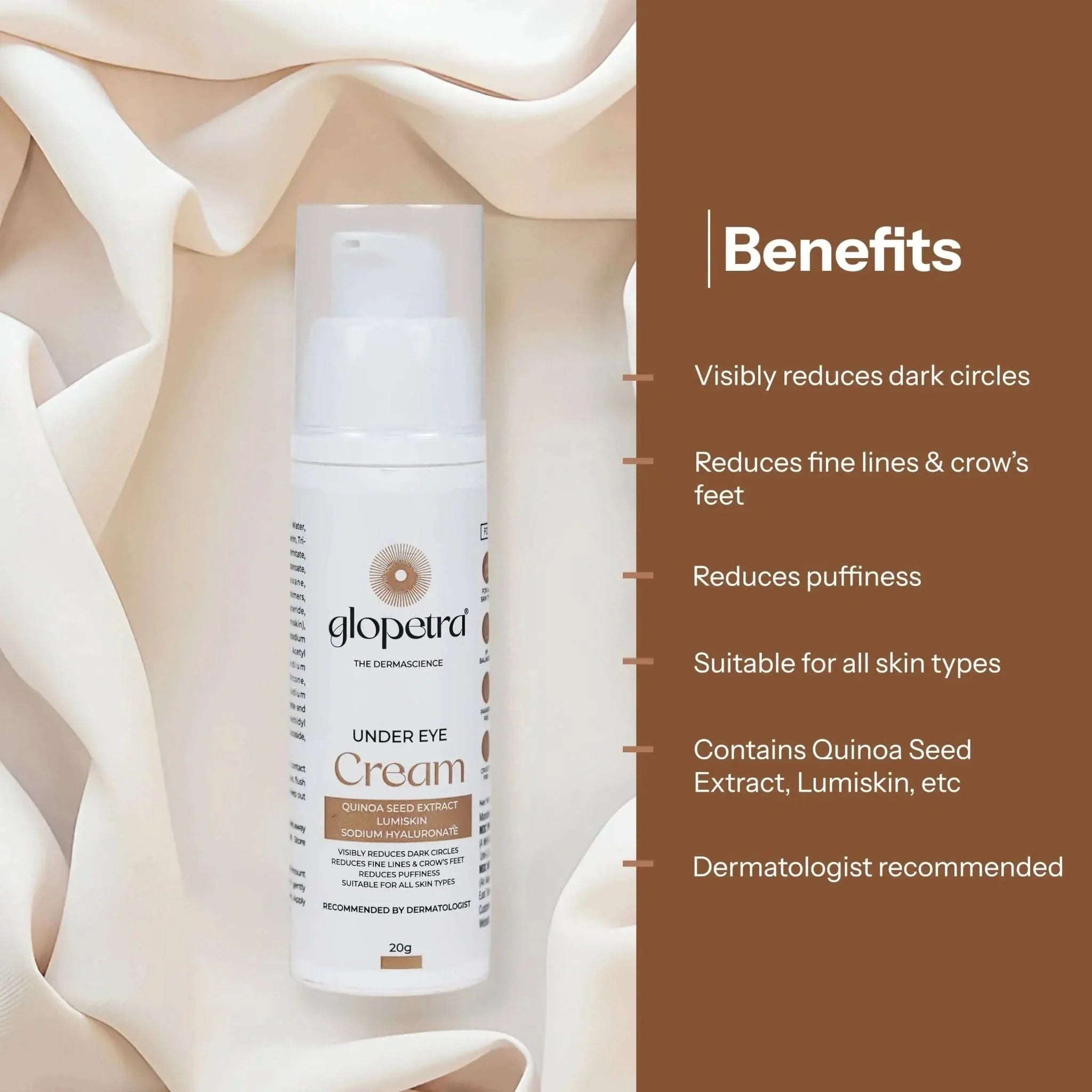Glopetra Under Eye Cream | Grocsy