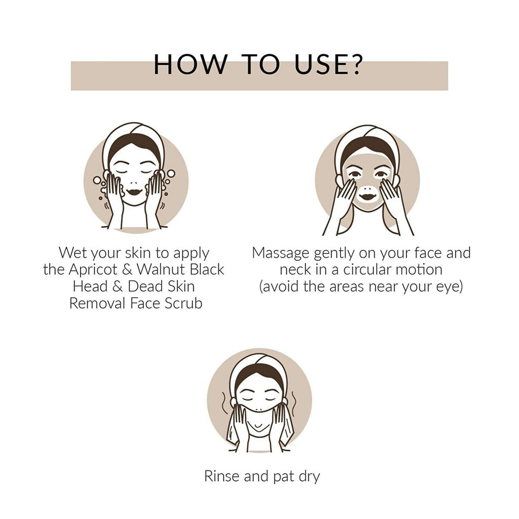Kaina Apricot & Walnut Face Scrub | Grocsy